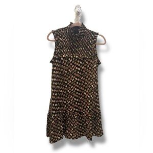 THML Black and Gold Mini Dress